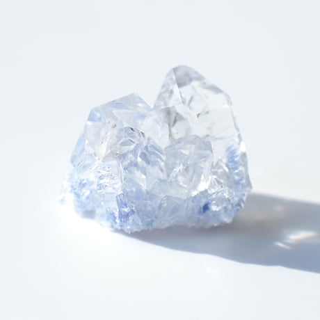 デュモルチェライトインクォーツ原石 Dumortierite in Quartz 018