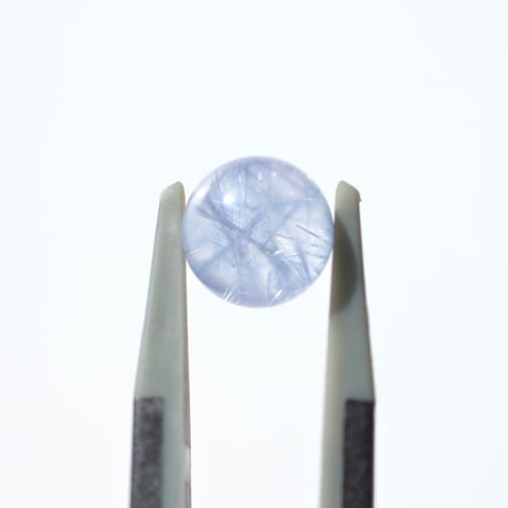 デュモルチェライトインクォーツ丸玉 Dumortierite in Quartz N022