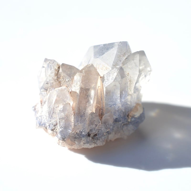 デュモルチェライト 原石タイプ デュモルチェライトインクォーツ原石 Dumortierite in Quartz 024 |