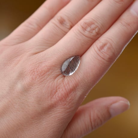 【自社研磨】ブラックトルマリンインクォーツ Black Tourmaline in Quartz 002