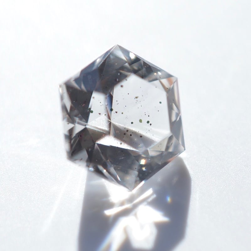 自社研磨】ピンクファイヤークォーツ Pink Fire Quartz 005 | MARU