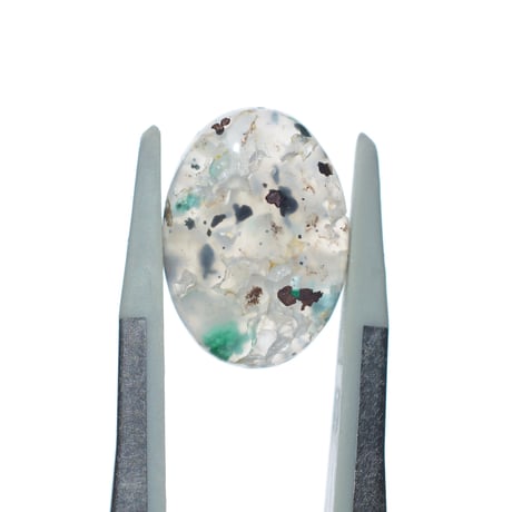 コッパークリソコラインカルセドニー Copper Chrysocolla in Chalcedony 007