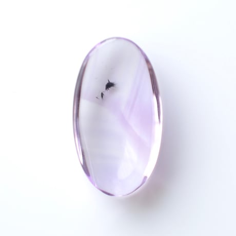 ロマネサイト/ホランダイトインアメシスト Romanechite/Hollandite in Amethyst N001