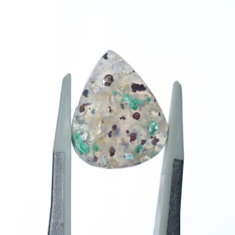 コッパークリソコラインカルセドニー Copper Chrysocolla in Chalcedony 005