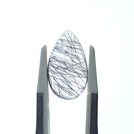 【自社研磨】ブラックトルマリンインクォーツ Black Tourmaline in Quartz 002
