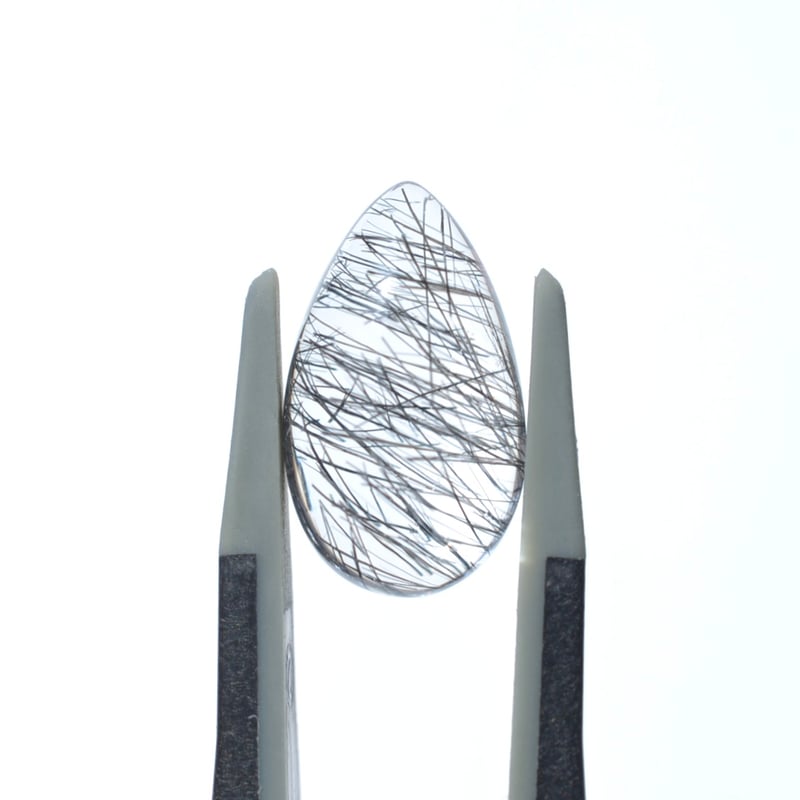 自社研磨】ブラックトルマリンインクォーツ Black Tourmaline in Quart