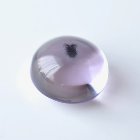 ロマネサイト/ホランダイトインアメシスト Romanechite/Hollandite in Amethyst N002