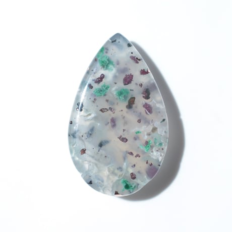 コッパークリソコラインカルセドニー Copper Chrysocolla in Chalcedony 006