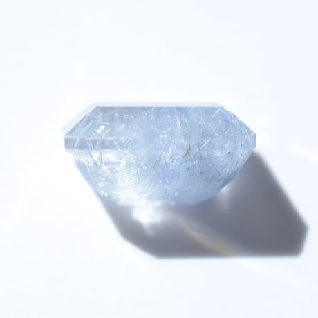 【自社研磨】デュモルチェライトインクォーツ Dumortierite in Quartz 010