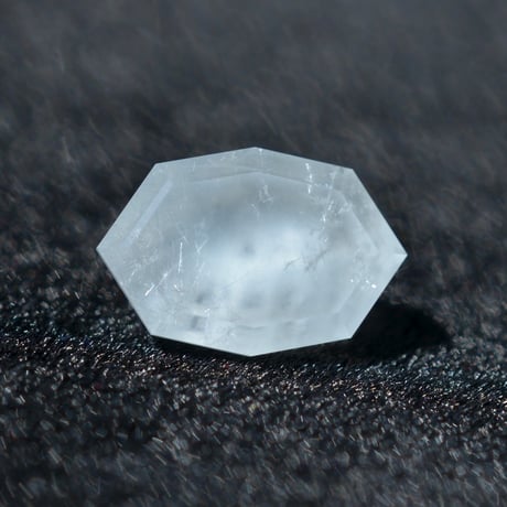 【自社研磨】デュモルチェライトインクォーツ Dumortierite in Quartz 012