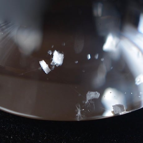 【自社研磨】プレナイトインクォーツ Prehnite in Quartz 001