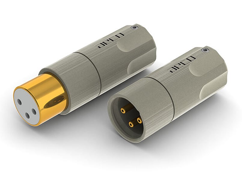 美容器具 プロ仕様 ペアケーブル2m×2本（赤、黒） ノイトリック製 金メッキXLR端子