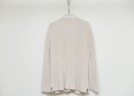 Ralph Lauren silk×linen mix cotton knit cardigan