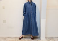 Denim L/S one-piece