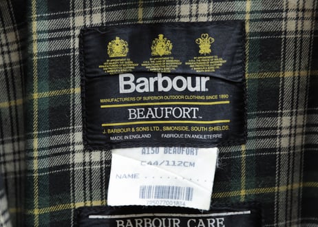 90s Barbour beaufort waxed cotton jacket