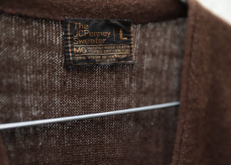 7.80s JC Penney acryl cardigan