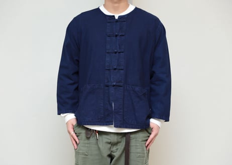 Cotton china button jacket