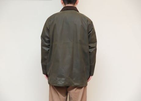 90s Barbour beaufort waxed cotton jacket