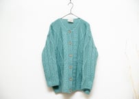 Aran knit cardigan made in Ireland