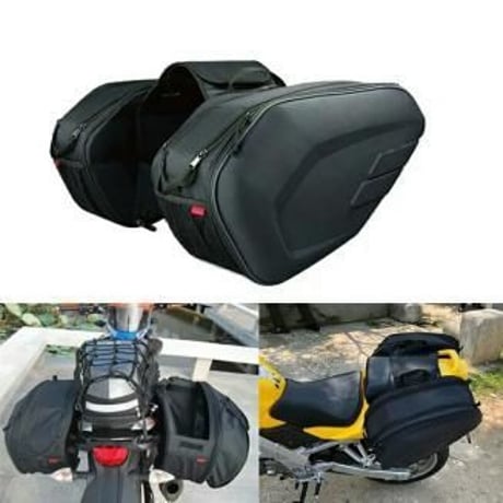 オートバイ サドルバッグ 荷物 高品質  スーツケース バイク リアシート サイドバッグ ツーリング パニアケース 防水カバー
