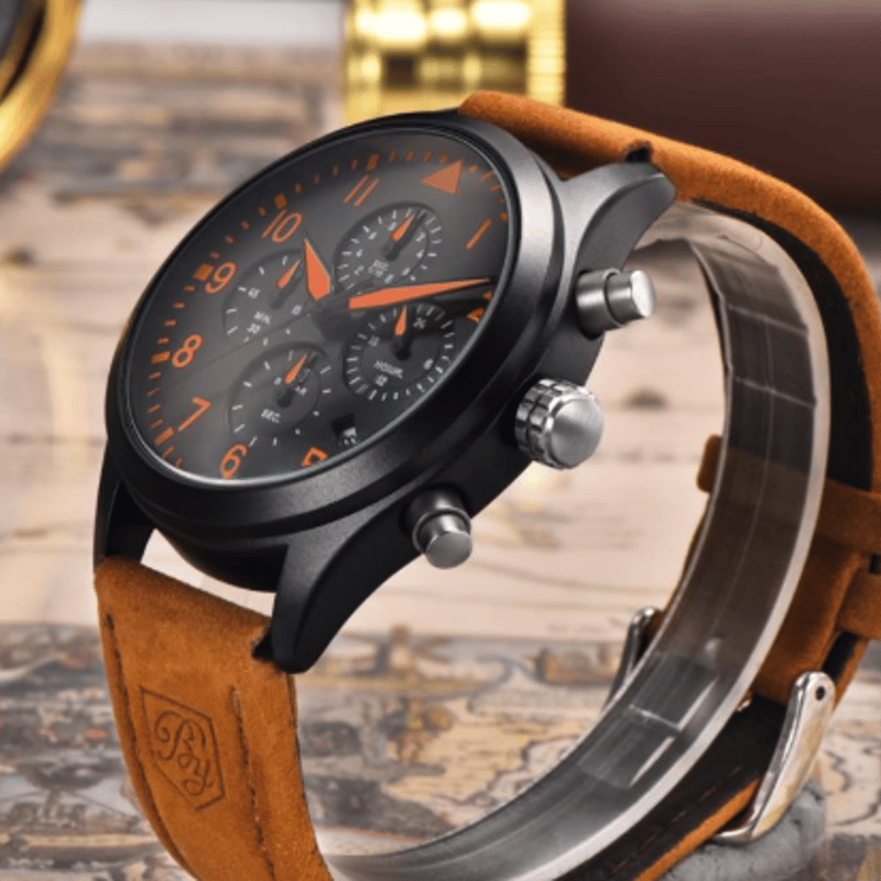 BENYAR 新作 トップブランド メンズ 腕時計 クオーツクロノグラフ 夜光