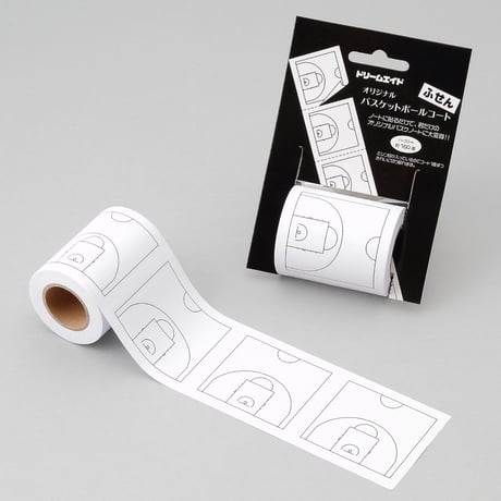 【バスケノートの必需品】ドリームエイド　オリジナルバスケットボールコートふせん