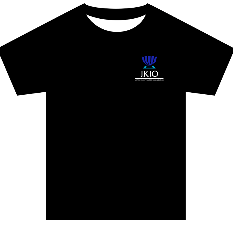 2024JKJO 空手Tシャツ 黒 | Daedo SDH