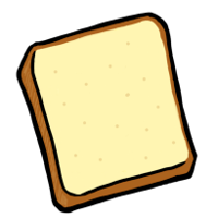 食パン（手書きイラスト）