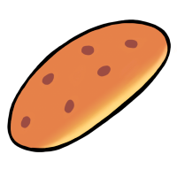 豆パン（手書きイラスト）
