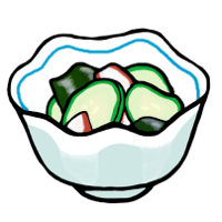 酢の物（手書きイラスト）