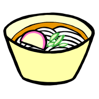 うどん（手書きイラスト）