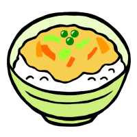 丼物（手書きイラスト）
