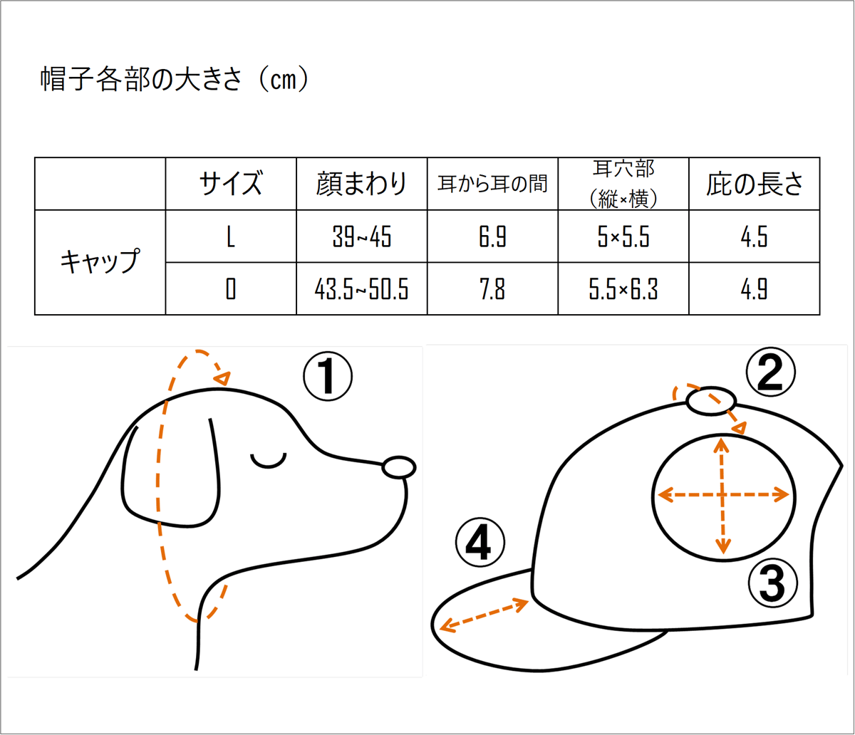 キャップ（中型犬用）ニット グレー×ネイビー | YUKIBOU-SHOP