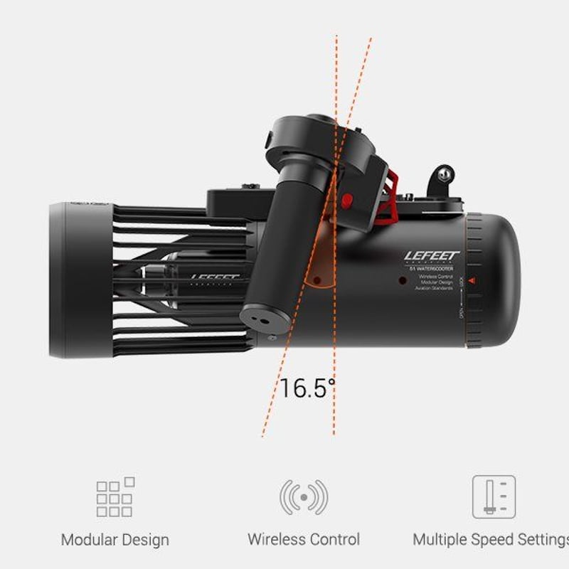 Lefeet S1【ウォータースクーターの決定版！】長時間駆動、飛行機 ...