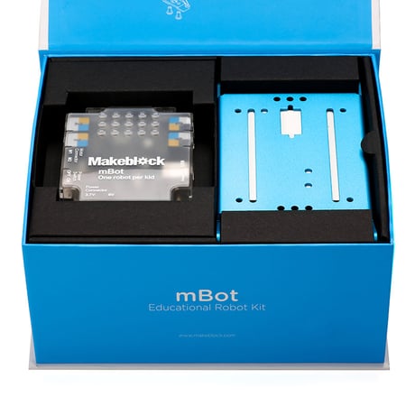 プログラミング学習ロボット「エムボット」日本正規品　■自宅学習応援割引中■　mBot V1.1-Blue（Bluetooth Version）makeblock 99095