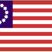 アメリカ『国旗(独立時:Betsy Ross)』(1777～95) 90cm×150cm