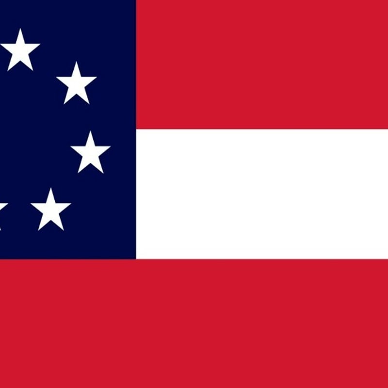 アメリカ連合国『国旗(1st:Stars and Bars)』(1861～63) 90cm×1