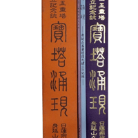 『宝塔涌現 身延山五重塔復元建立記念誌(DVDつき)』2009年 大型本
