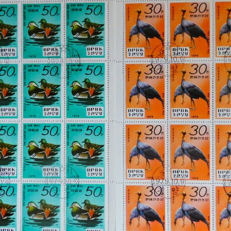 大特価！(画像3枚)『鳥類』6シートセット CTO