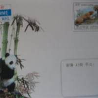 エアメール封筒『パンダ』2010