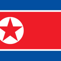 国旗『北朝鮮』128cm×192cm