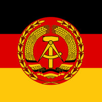 国旗『東ドイツ軍旗』(国家人民軍) A 96cm×144cm