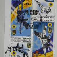 『ウクライナ戦争』(戦闘機) 4枚シート CTO t
