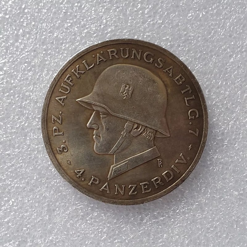 1942’s★ドイツ国防軍第14装甲師団★ミッションコンプリートメダルネックレス 1942's☆ドイツ国防軍第14装甲師団☆ミッションコンプリートメダル