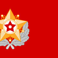 国旗『朝鮮人民軍最高司令官』90cm×180cm