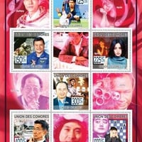 『中国著名人』6枚シート