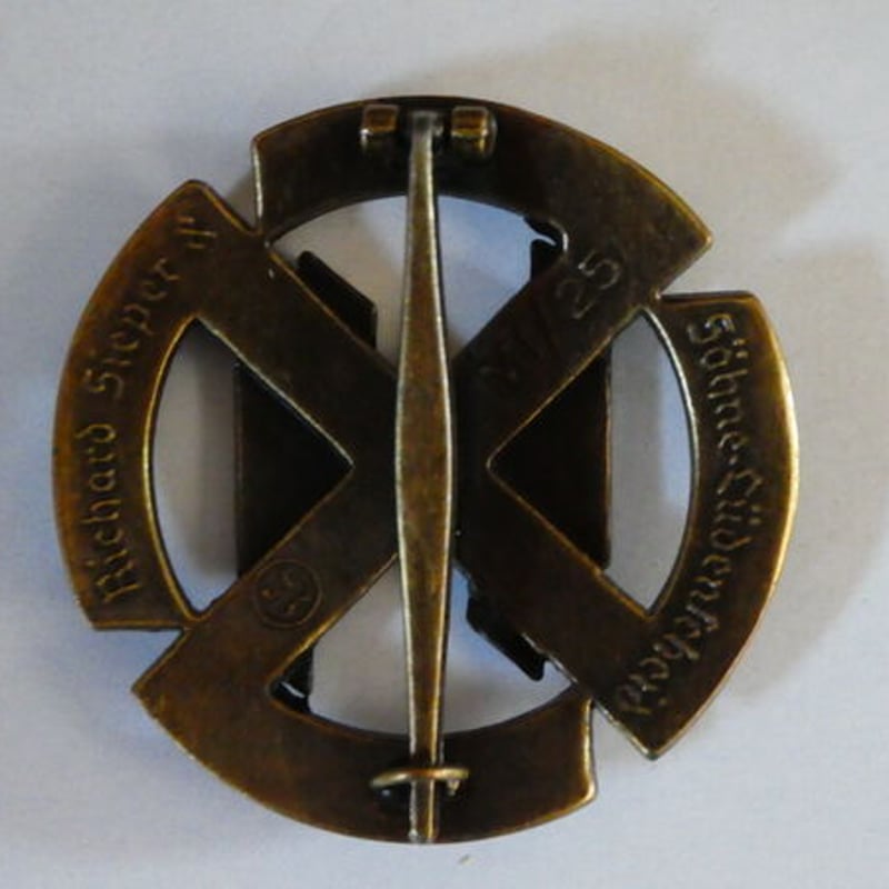 ナチスドイツ『親衛隊名誉バッジ』(銅) SS ヒトラー | BARBAROSSA