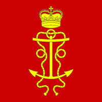 イギリス『ジェームス2世期海軍総司令官旗』1686 90cm×150cm