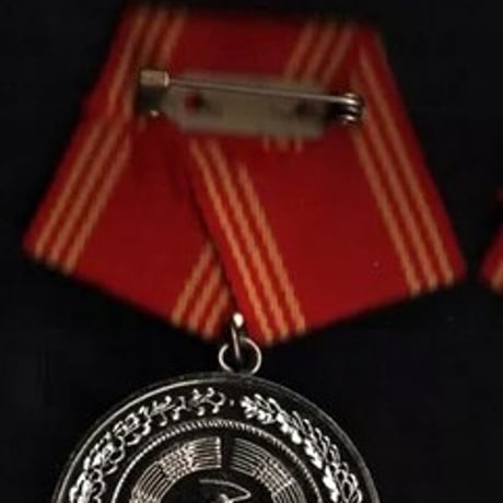 ドイツ民主共和国『内務省軍事忠勤勲章』(30年) 略綬/ケースつき B 東ドイツ