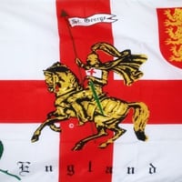 イギリス『イングランドRose Lion旗』90cm×150cm